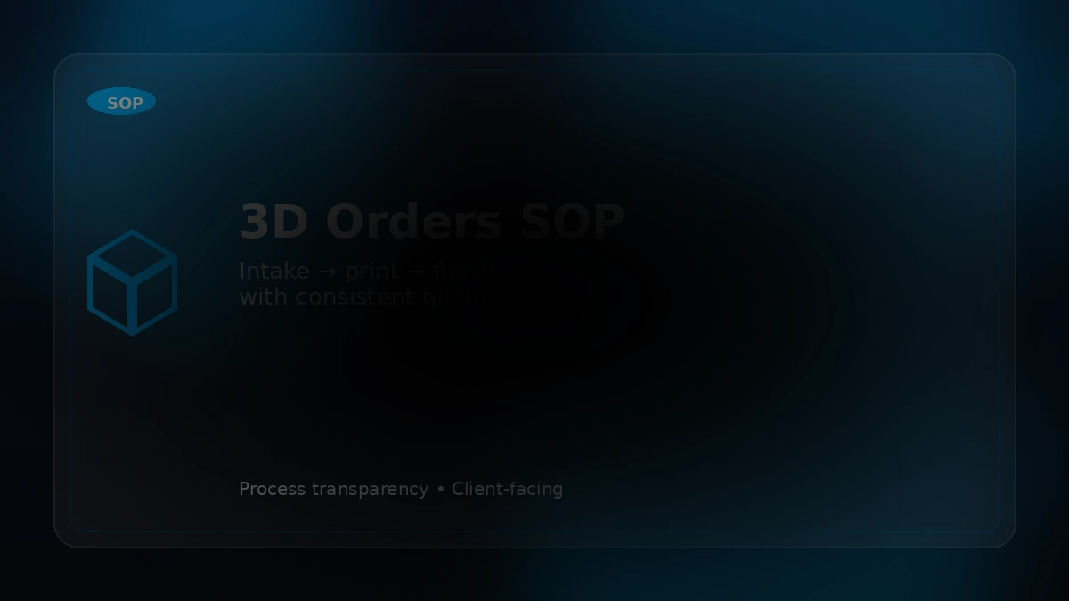 3D Print & Custom Orders cover